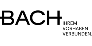 Schwarzes Logo von Bach