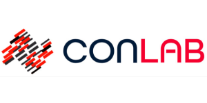 Rot-schwarzes Conlab Logo