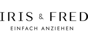 Schwarzes Logo von Iris & Fred